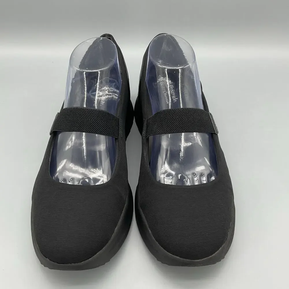 NEW Lifestride Women’s Reflection Mary Jane Shoes Black Size 9.5W